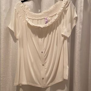 Off the shoulder top